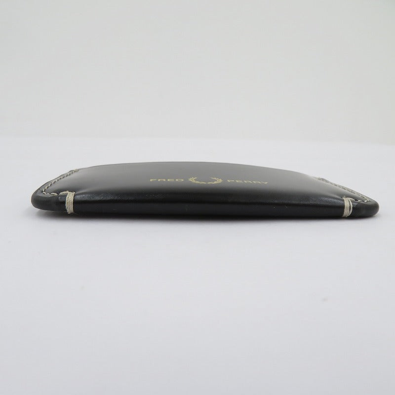 FRED PERRY | フレッドペリー Box Leather Cardholder カードケース L8296 ブラック【瀬戸大橋店】
