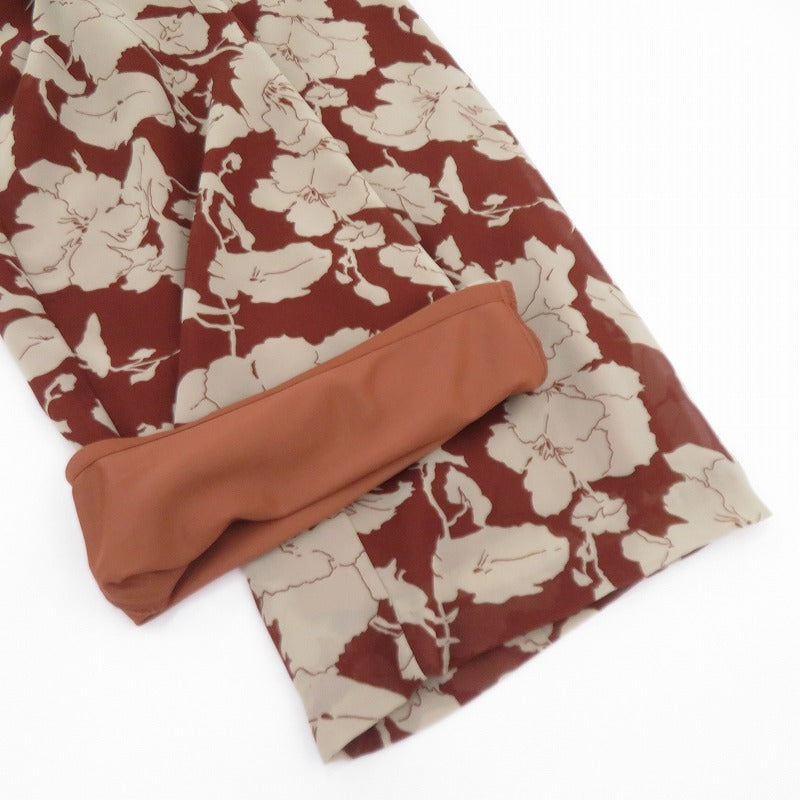 TODAYFUL | トゥデイフル Flower Georgette Combinaison ツナギ 11910339 ブラウン サイズ：36【瀬戸大橋店】