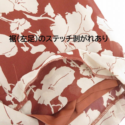 TODAYFUL | トゥデイフル Flower Georgette Combinaison ツナギ 11910339 ブラウン サイズ：36【瀬戸大橋店】