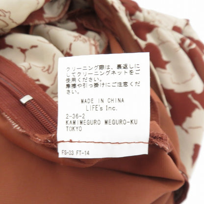 TODAYFUL | トゥデイフル Flower Georgette Combinaison ツナギ 11910339 ブラウン サイズ：36【瀬戸大橋店】