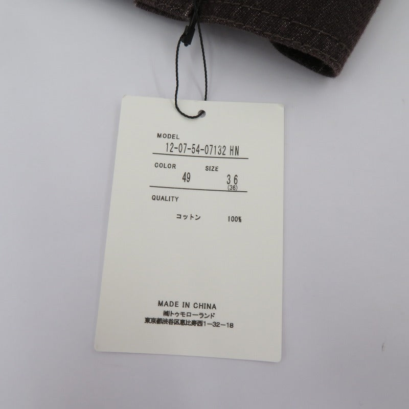 MACPHEE | マカフィー ハードツイストデニム ショートジャケット デニム ブラウン サイズ：36【瀬戸大橋店】