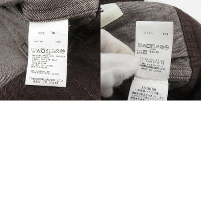 MACPHEE | マカフィー ハードツイストデニム ショートジャケット デニム ブラウン サイズ：36【瀬戸大橋店】