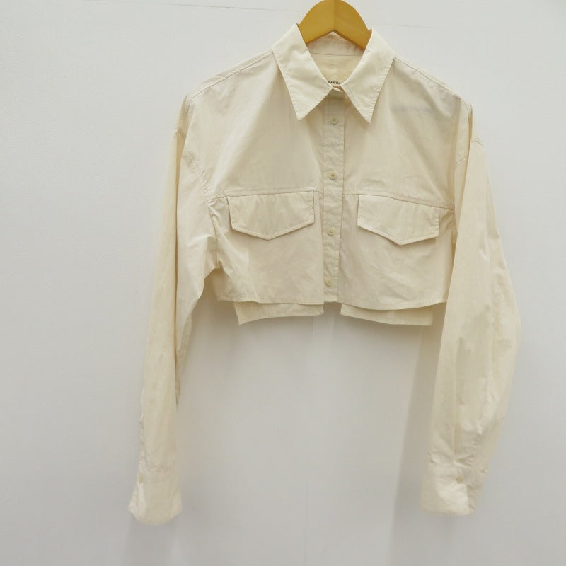 TODAYFUL | トゥデイフル Pocket Short Shirts 23FW 長袖シャツ 12320418 ベージュ サイズ：FreeSize【瀬戸大橋店】