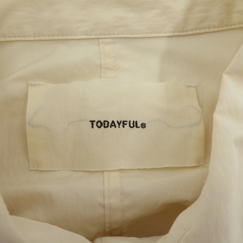 TODAYFUL | トゥデイフル Pocket Short Shirts 23FW 長袖シャツ 12320418 ベージュ サイズ：FreeSize【瀬戸大橋店】