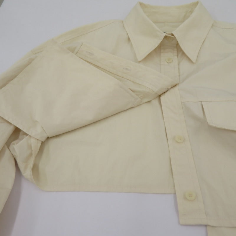 TODAYFUL | トゥデイフル Pocket Short Shirts 23FW 長袖シャツ 12320418 ベージュ サイズ：FreeSize【瀬戸大橋店】