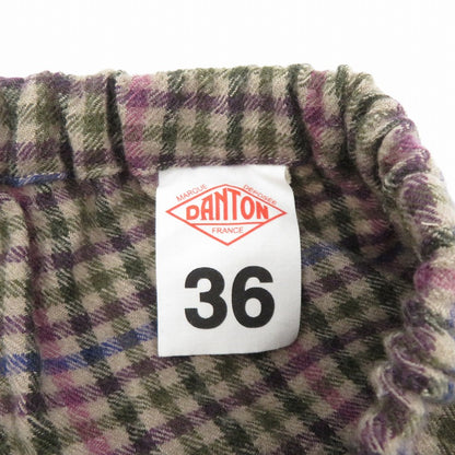 Danton | ダントン リファインウールイージーパンツ チェック柄 パンツ JD-2540 WRF マルチカラー サイズ：36【瀬戸大橋店】