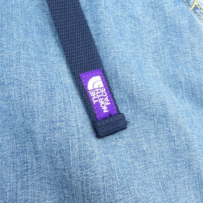 THE NORTH FACE PURPLE LABEL | ザノースフェイスパープルレーベル デニムスカート ロングスカート NTW5956N サイズ：WS ライトブルー【瀬戸大橋店】