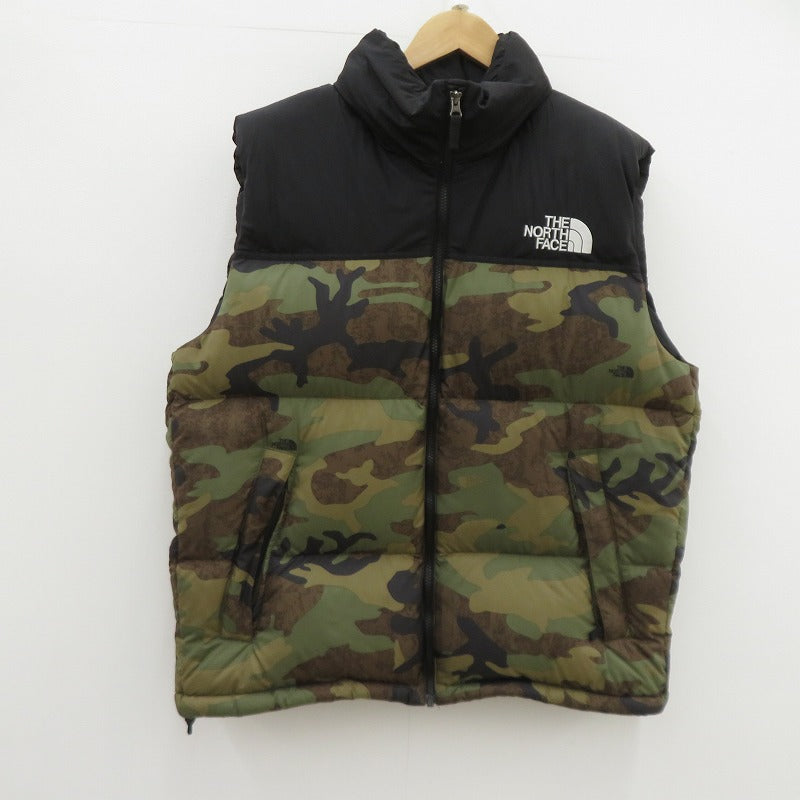 THE NORTH FACE | ザ・ノースフェイス Novelty Nuptse Vest カモ ダウンベスト ND92233 マルチカラー サイズ：XL【瀬戸大橋店】