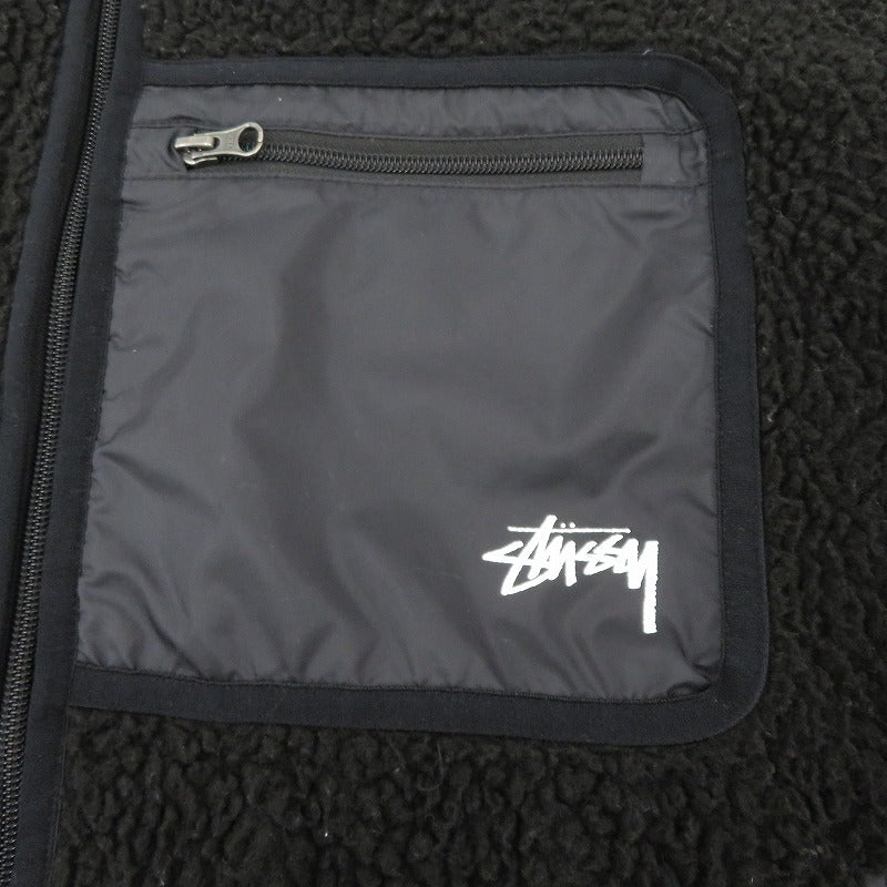 STUSSY | ステューシー GORE WINDSTOPPER ボアジャケット その他アウター ブラック サイズ：M【瀬戸大橋店】