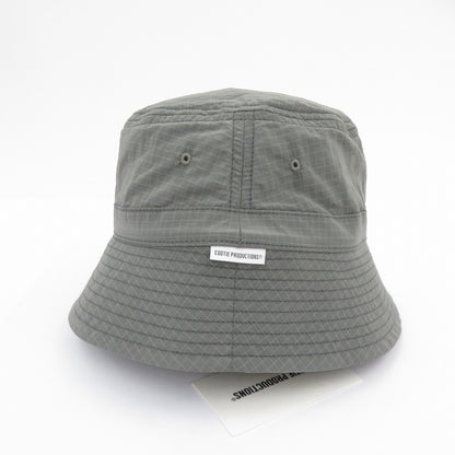 COOTIE | クーティー Nylon Ripstop Bucket Hat ハット CTE-25S552 グレー サイズ：L【瀬戸大橋店】