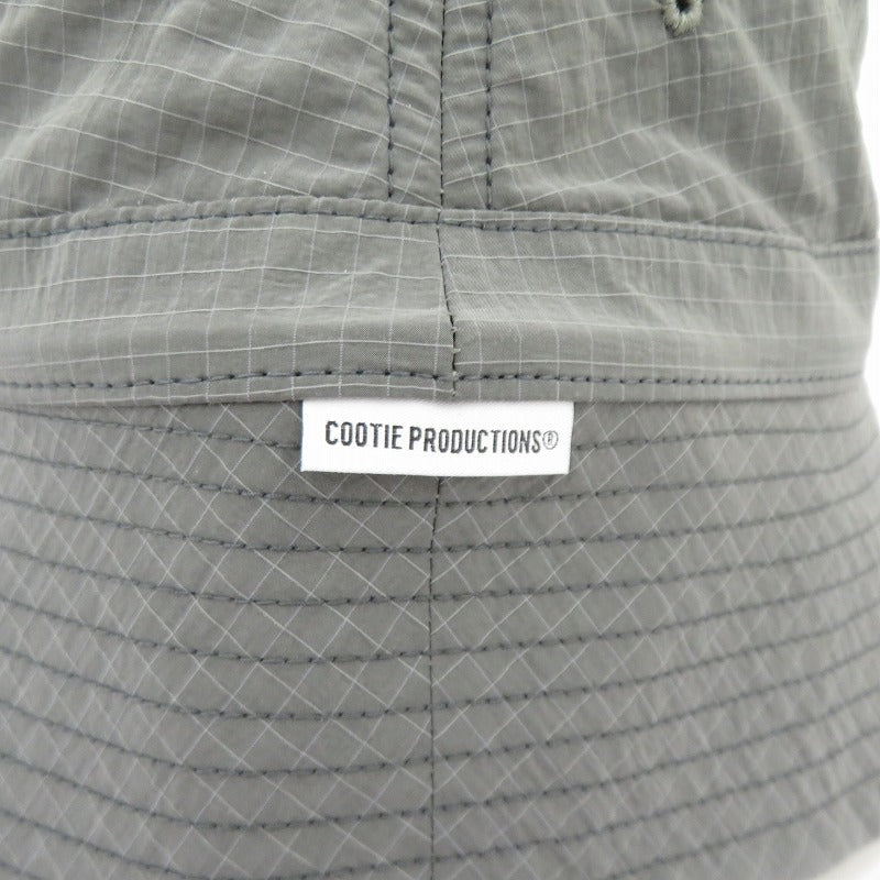 COOTIE | クーティー Nylon Ripstop Bucket Hat ハット CTE-25S552 グレー サイズ：L【瀬戸大橋店】