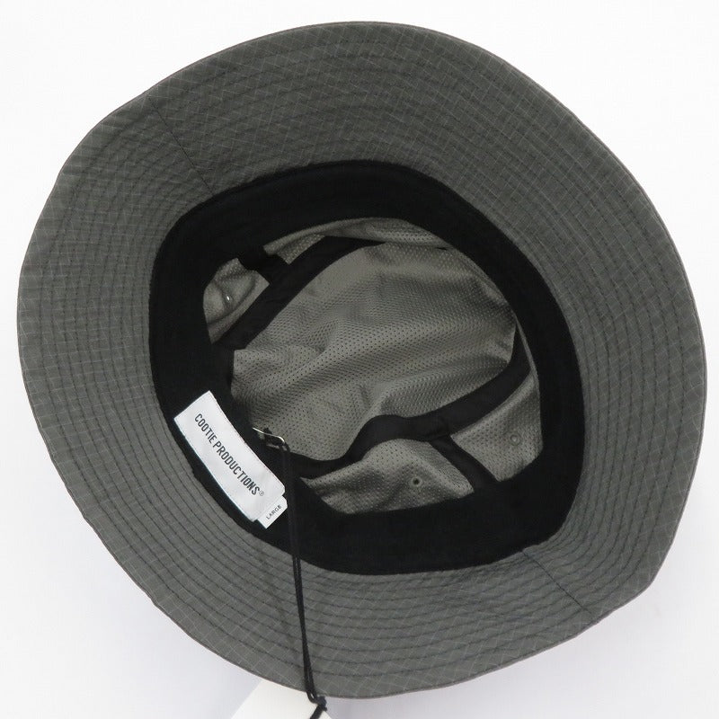 COOTIE | クーティー Nylon Ripstop Bucket Hat ハット CTE-25S552 グレー サイズ：L【瀬戸大橋店】