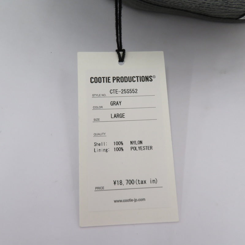 COOTIE | クーティー Nylon Ripstop Bucket Hat ハット CTE-25S552 グレー サイズ：L【瀬戸大橋店】