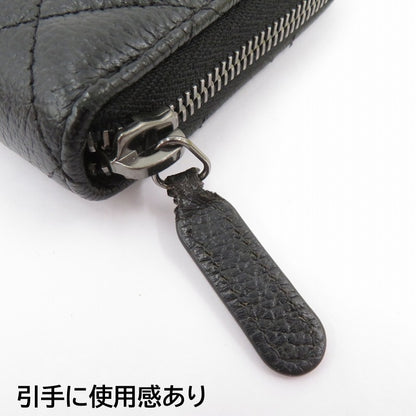 CHANEL | シャネル キャビアスキン マトラッセ 長財布 A80548 ブラック【瀬戸大橋店】