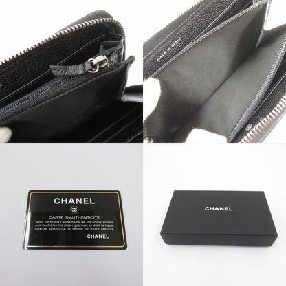 CHANEL | シャネル キャビアスキン マトラッセ 長財布 A80548 ブラック【瀬戸大橋店】