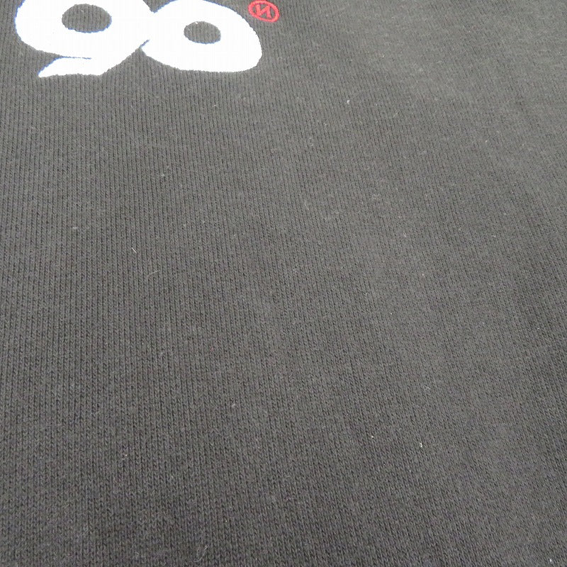 9090 | ナインティナインティ 90 Logo Original Hoodie パーカー NN2166 ブラック サイズ：L【瀬戸大橋店】