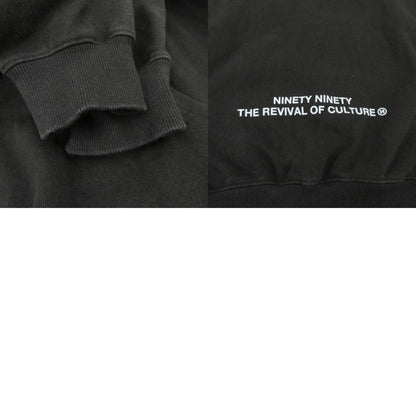 9090 | ナインティナインティ 90 Logo Original Hoodie パーカー NN2166 ブラック サイズ：L【瀬戸大橋店】