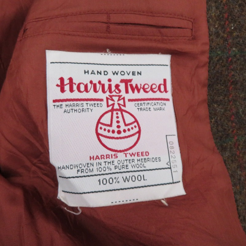 HARRIS TWEED | ハリスツイード MANOR HOUSEI テーラードジャケット ブラウン サイズ：不明【瀬戸大橋店】