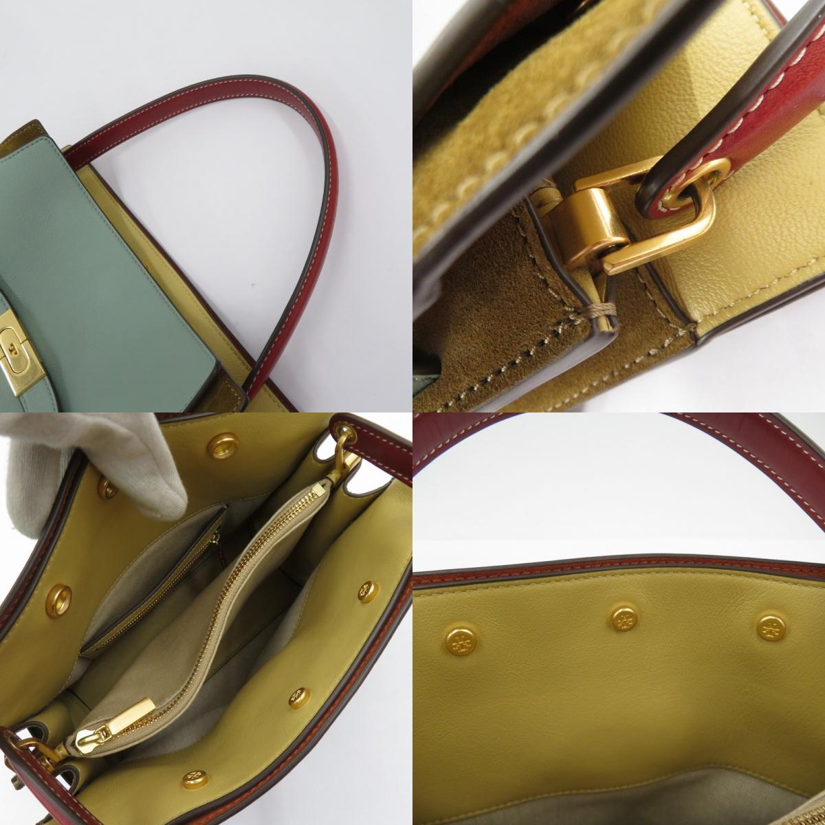 Tory Burch | トリーバーチ リー ラジウィル スモール ダブルバッグ 2way その他バッグ 61302 ライトグリーン【瀬戸大橋店】
