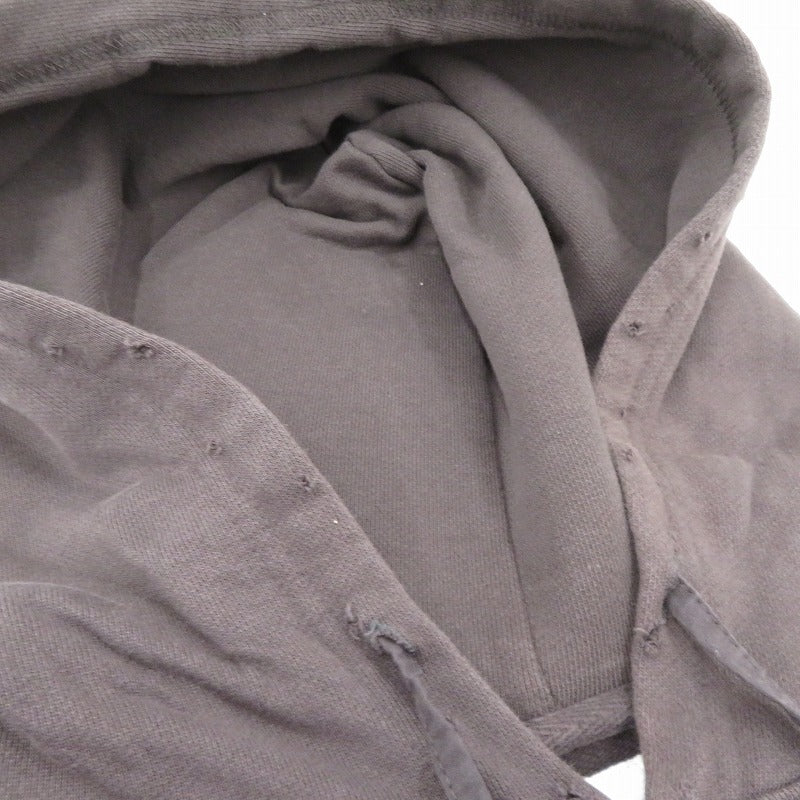PROFOUND AESTHETIC | プロファウンドエステティック Black Flame Graphic Pullover パーカー ブラック サイズ：XXL【瀬戸大橋店】