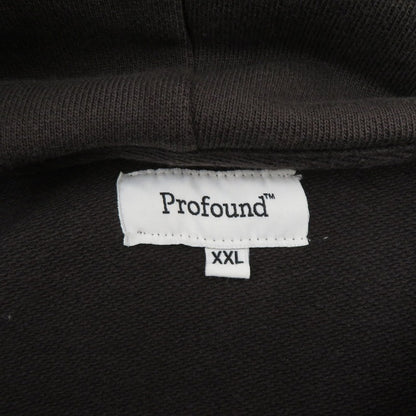 PROFOUND AESTHETIC | プロファウンドエステティック Black Flame Graphic Pullover パーカー ブラック サイズ：XXL【瀬戸大橋店】