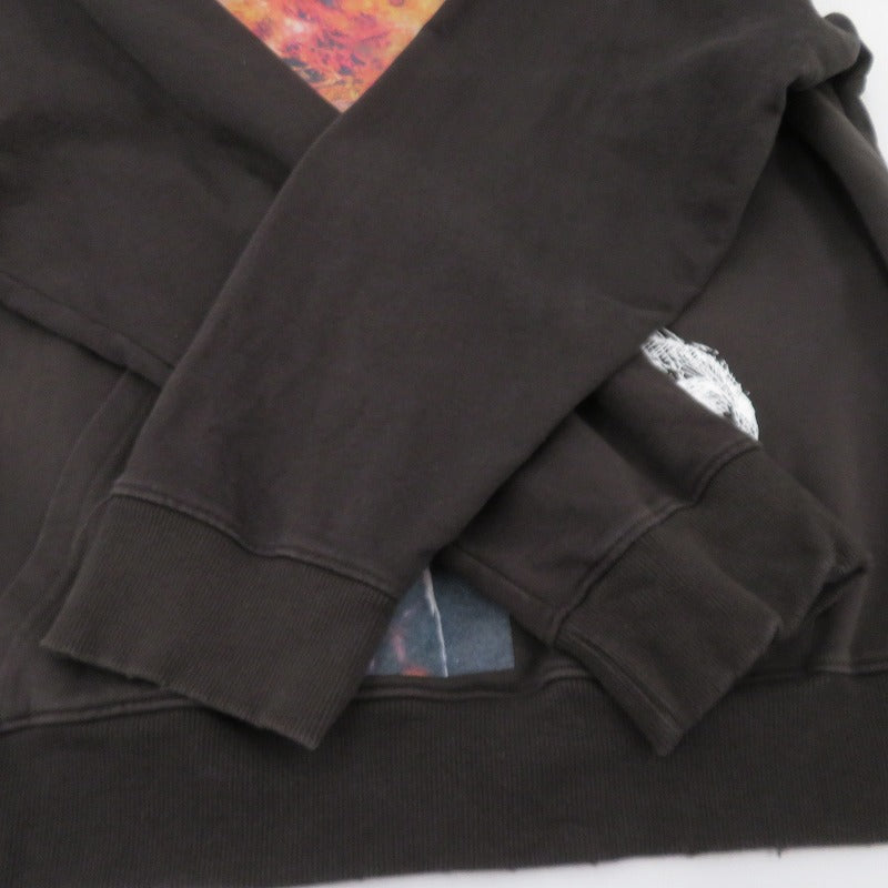 PROFOUND AESTHETIC | プロファウンドエステティック Black Flame Graphic Pullover パーカー ブラック サイズ：XXL【瀬戸大橋店】