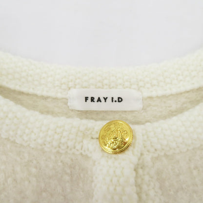 FRAY I.D | フレイアイディー リンクスクロップドニット カーディガン FWNT245096 アイボリー サイズ：FreeSize【瀬戸大橋店】