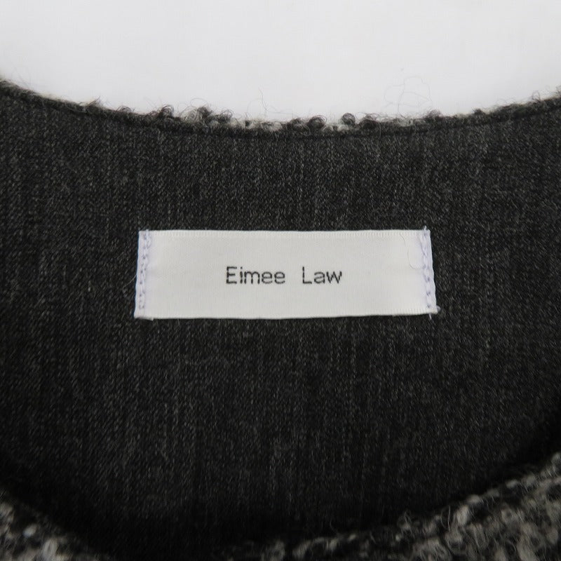 Eimee Law アウトポケット ファージャケット その他アウター 83279J-2 ブラック サイズ：38【瀬戸大橋店】