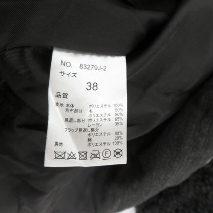Eimee Law アウトポケット ファージャケット その他アウター 83279J-2 ブラック サイズ：38【瀬戸大橋店】
