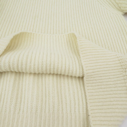 GALERIE VIE フィッシャーマンズリブ クルーネックプルオーバー ニット 23-02-44-02718 ホワイト サイズ：FreeSize【瀬戸大橋店】