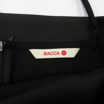 BACCA サテンキャミソールビスチェ キャミソール 35-01-44-01006 ブラック サイズ：34【瀬戸大橋店】