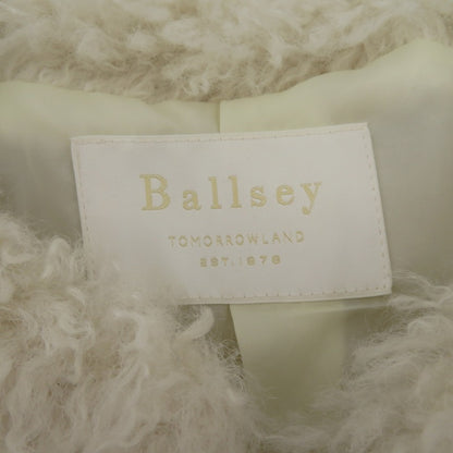 BALLSEY | ボールジー プードルファー クルーネックジレ ベスト 11-07-24-07131 ベージュ サイズ：36【瀬戸大橋店】