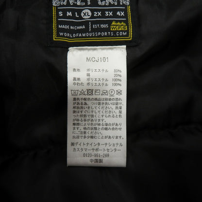 World Famous Sports 中綿ジャケット MCJ101 ブラック サイズ：XL【瀬戸大橋店】