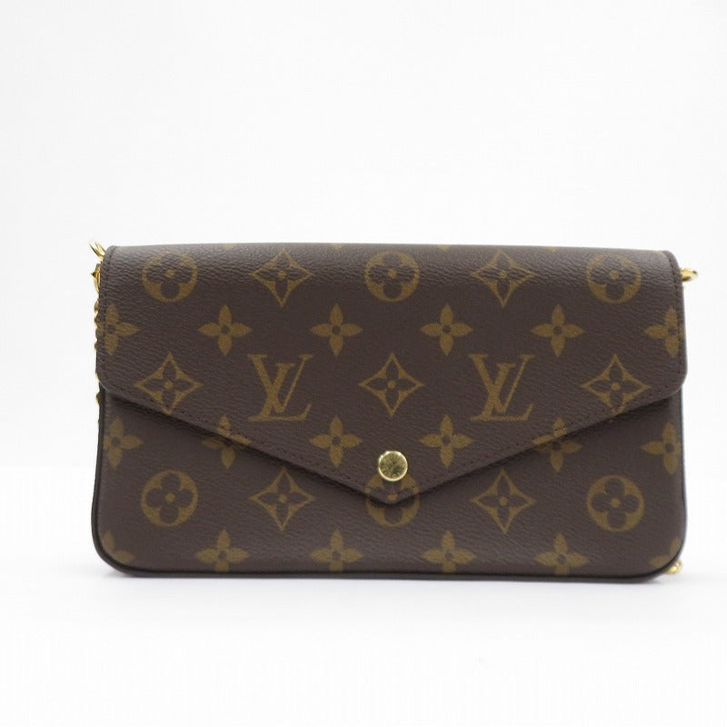 LOUIS VUITTON | ルイ・ヴィトン モノグラム ポシェット・フェリシー 長財布 M81896 ブラウン【瀬戸大橋店】
