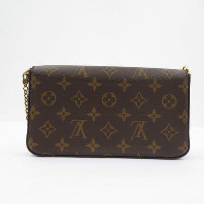 LOUIS VUITTON | ルイ・ヴィトン モノグラム ポシェット・フェリシー 長財布 M81896 ブラウン【瀬戸大橋店】