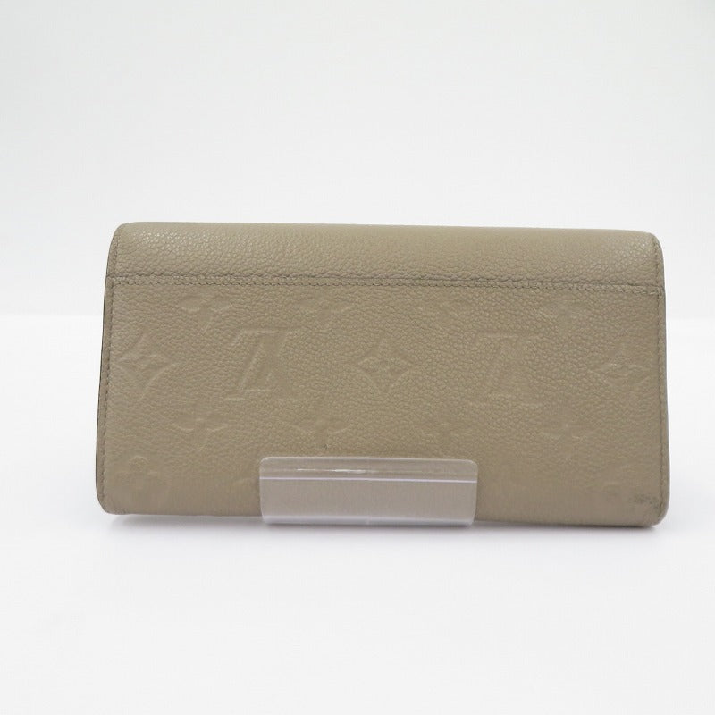 LOUIS VUITTON | ルイ・ヴィトン モノグラム アンプラント ポルトフォイユ・サラ 長財布 M82256 ベージュ【瀬戸大橋店】