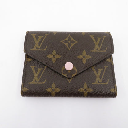 LOUIS VUITTON | ルイ・ヴィトン モノグラム ポルトフォイユ･ヴィクトリーヌ 三つ折り財布 M62360 ブラウン【瀬戸大橋店】