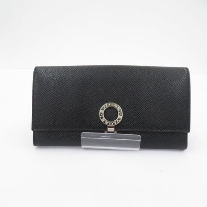 BVLGARI | ブルガリ ブルガリブルガリ ロゴクリップ 長財布 30414 ブラック【瀬戸大橋店】