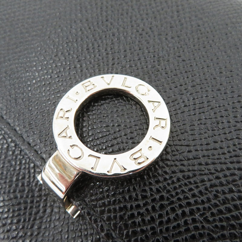 BVLGARI | ブルガリ ブルガリブルガリ ロゴクリップ 長財布 30414 ブラック【瀬戸大橋店】
