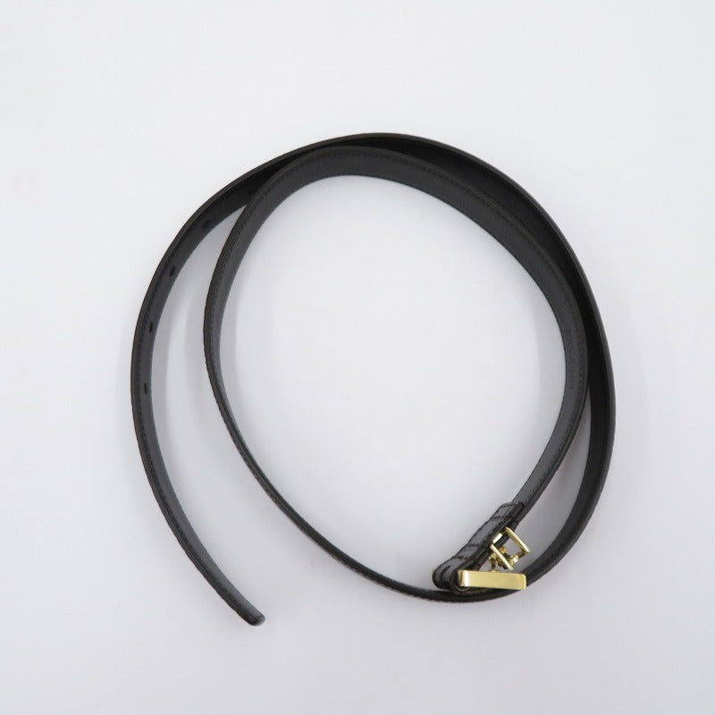 SAINT LAURENT | サンローラン モノグラム ナローベルト ベルト 554465 ブラック【瀬戸大橋店】