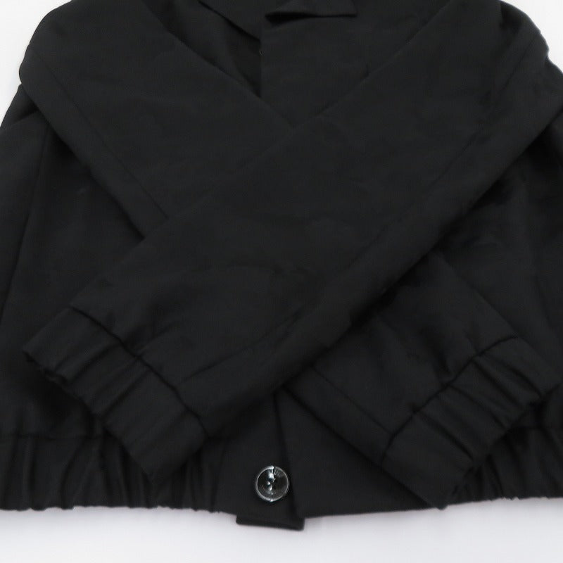 LOUIS VUITTON | ルイ・ヴィトン カモ柄 モノグラム ウールジャケット ブルゾン RM202F VHX HJFB1W ブラック サイズ：48【瀬戸大橋店】