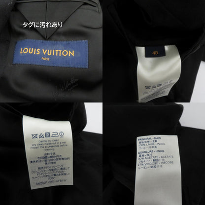 LOUIS VUITTON | ルイ・ヴィトン カモ柄 モノグラム ウールジャケット ブルゾン RM202F VHX HJFB1W ブラック サイズ：48【瀬戸大橋店】