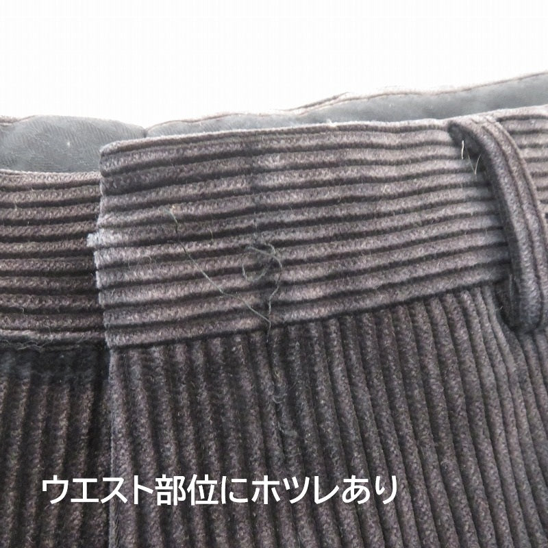 VINTAGE衣料 | ヴィンテージイリョウ DUCA VISCONTI コーデュロイパンツ パンツ ブラック サイズ：50【瀬戸大橋店】