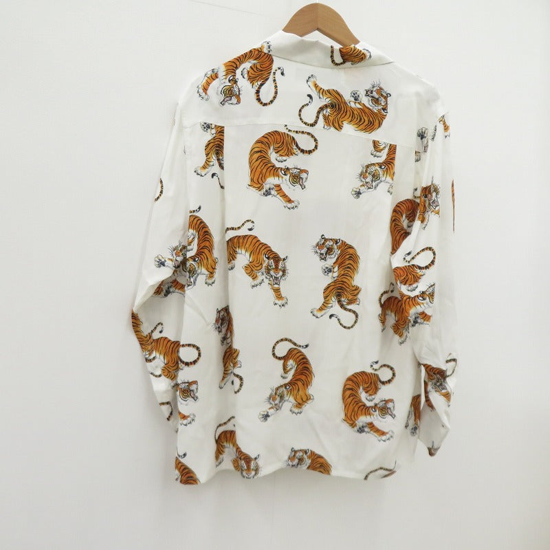 WACKOMARIA | ワコマリア × TIM LEHI HAWAIIAN SHIRT L/S 長袖シャツ 26SSE-WMS-HI05 ホワイト サイズ：M【瀬戸大橋店】