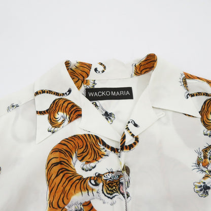 WACKOMARIA | ワコマリア × TIM LEHI HAWAIIAN SHIRT L/S 長袖シャツ 26SSE-WMS-HI05 ホワイト サイズ：M【瀬戸大橋店】