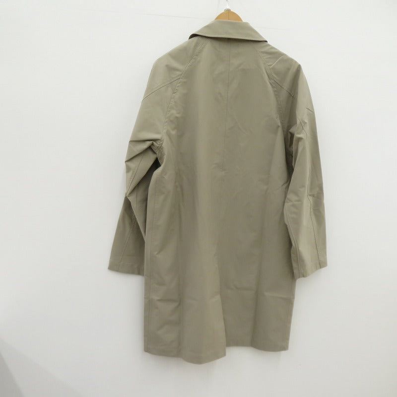 1minute 1second cursive embroidery bal collar coat ステンカラーコート mj10316 ベージュ サイズ：L【瀬戸大橋店】