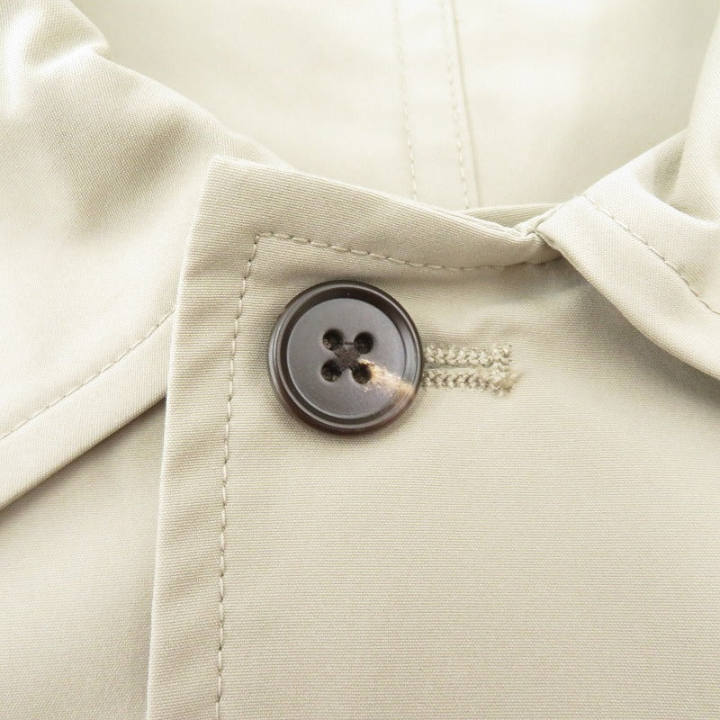 1minute 1second cursive embroidery bal collar coat ステンカラーコート mj10316 ベージュ サイズ：L【瀬戸大橋店】