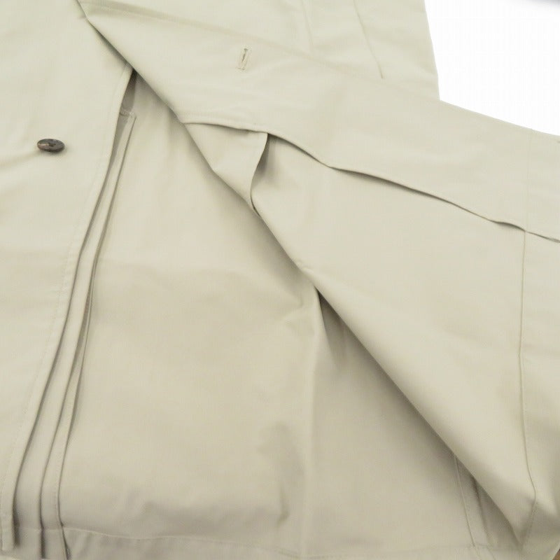 1minute 1second cursive embroidery bal collar coat ステンカラーコート mj10316 ベージュ サイズ：L【瀬戸大橋店】