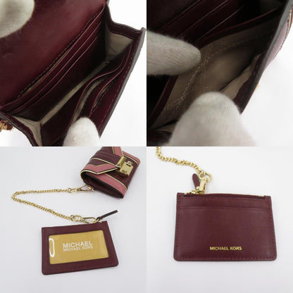 Michael Kors | マイケルコース コンパクトウォレット コインケース 32H8GWHC1K ボルドー/バーガンディー【瀬戸大橋店】