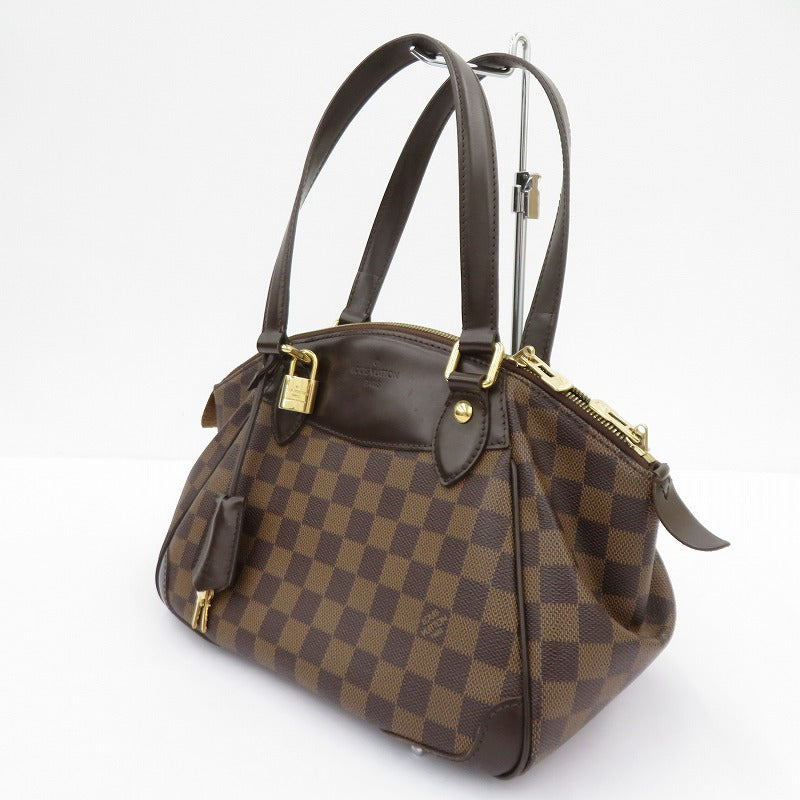 LOUIS VUITTON | ルイ・ヴィトン ダミエ ヴェローナ PM ハンドバッグ N41117 ブラウン【瀬戸大橋店】